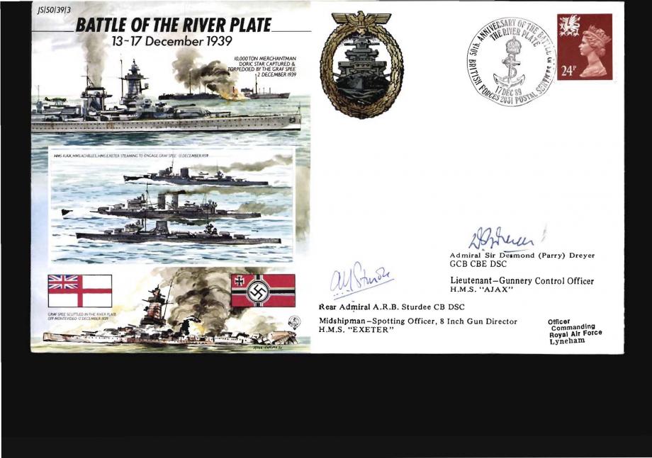 Battle of the River Plate cover Sgd Dreyer and Sturdee