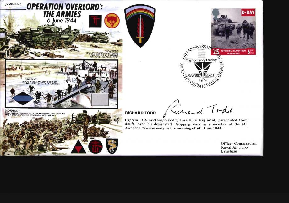 Operation Overlord - The Armies cover Sgd Richard Todd