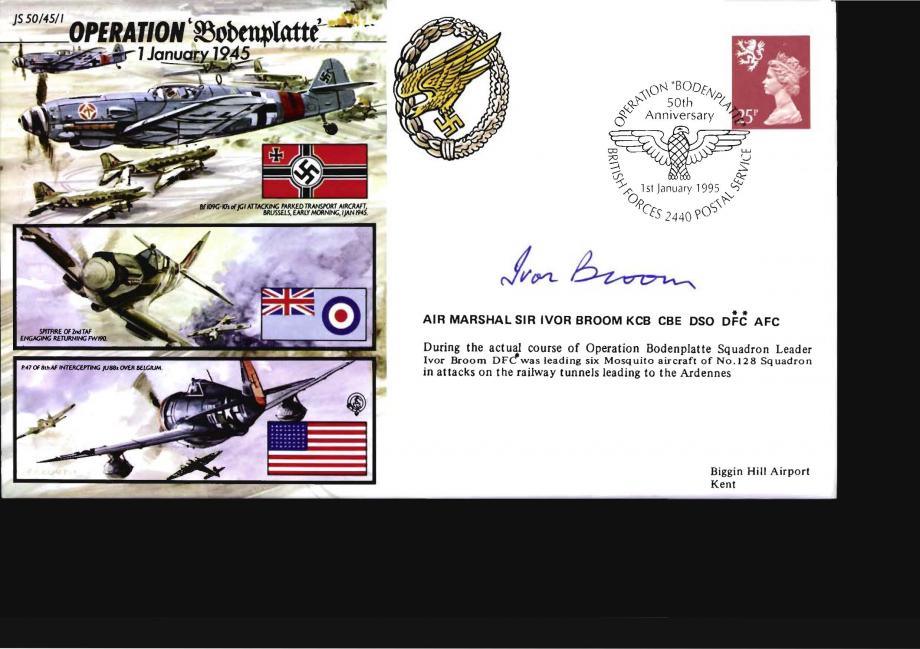 Operation Bodenplatte cover Sgd Sir Ivor Broom