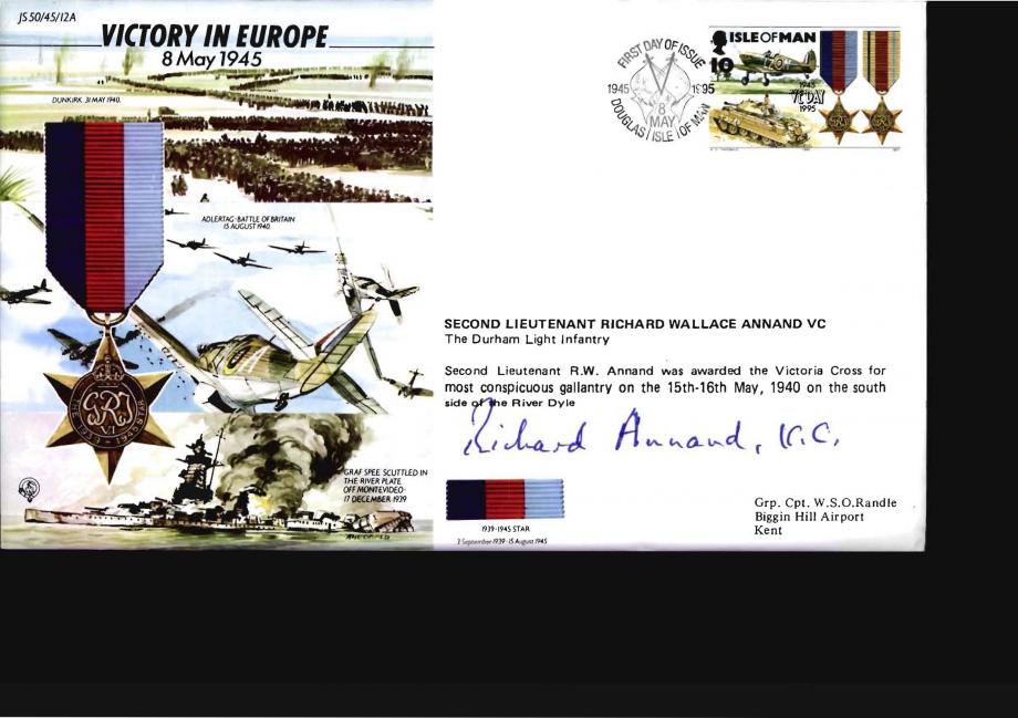 Victory in Europe cover Sgd Annand VC