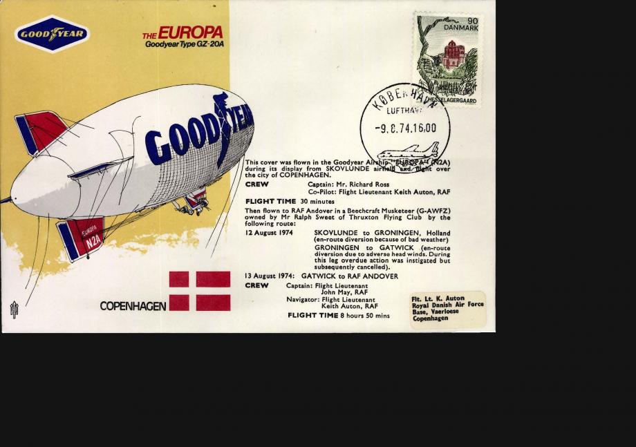 The Europa Goodyear Airship cover