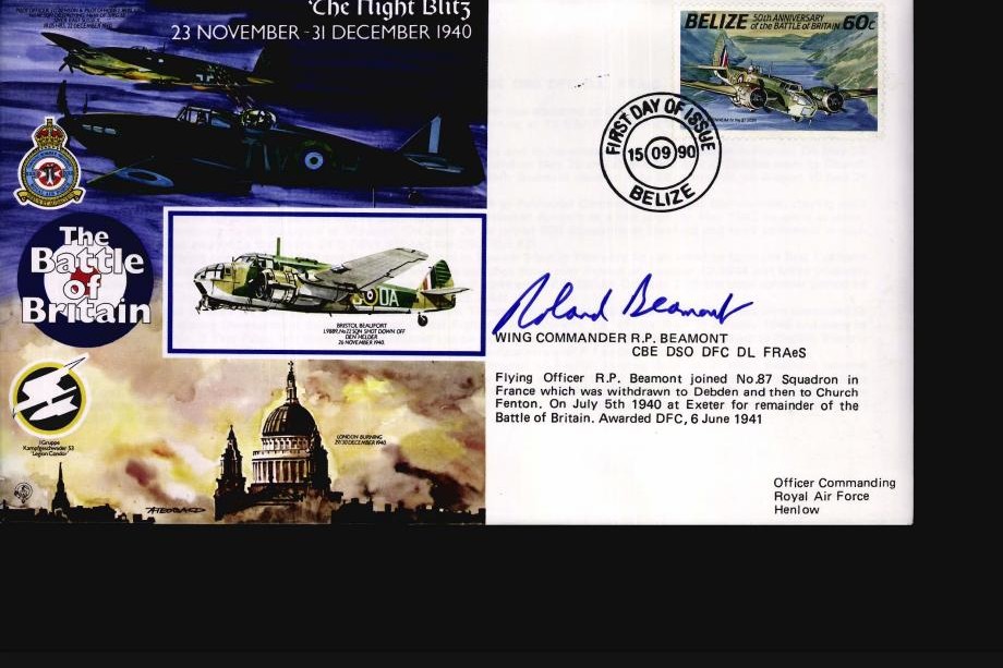 Night Blitz - 23 November to 31 December 1940 Sgd R P Beamont