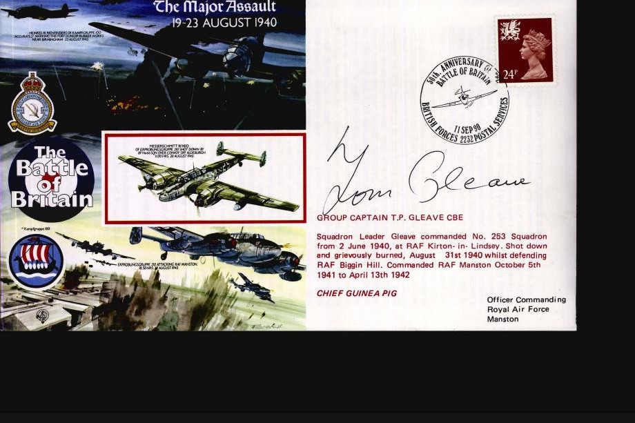 The Major Assault 19-23 August 1940 Cover Signed T P Gleave