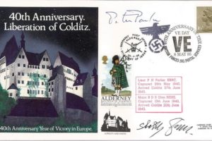 Colditz Cover Signed P H Parker And B D S Ginn