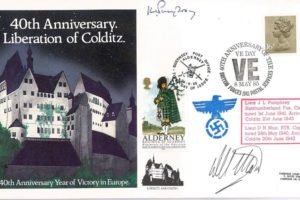 Colditz Cover Signed J Pumphrey And D Moir