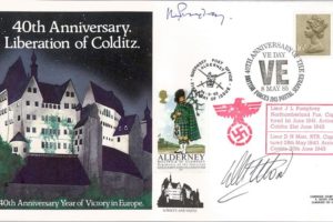 Colditz Cover Signed J Pumphrey And D Moir