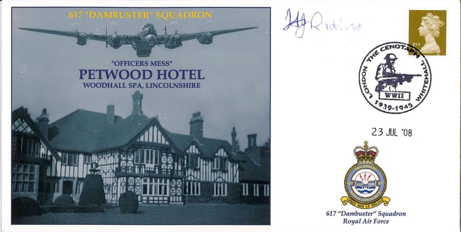 Dambuster Cover Petwood Hotel Signed H Riding