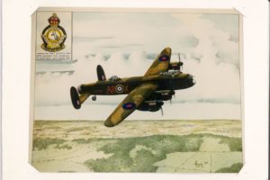 Dambusters Card Signed By Bill Townsend