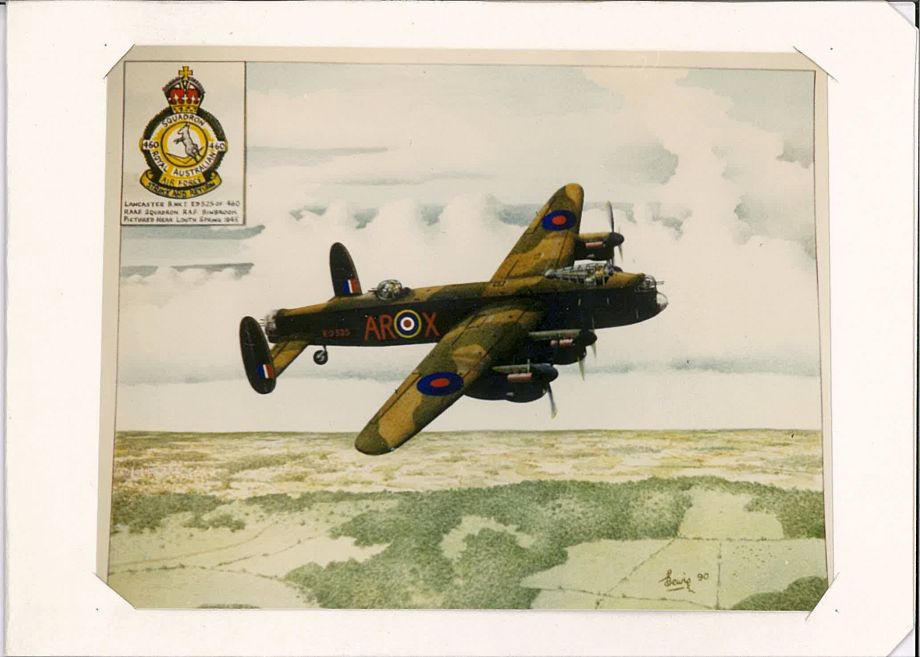 Dambusters Card Signed By Bill Townsend