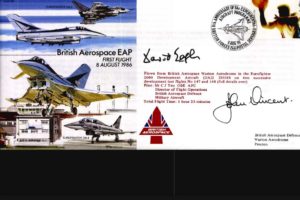 British Aerospace EAP cover Sgd Eagles and Vincent