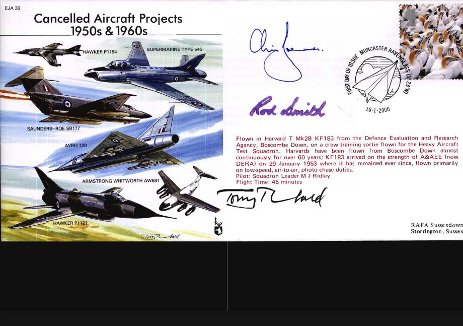 Cancelled Aircraft Projects cover 3 signatures