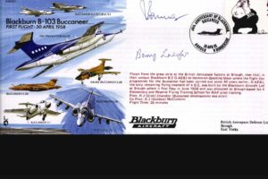 Blackburn B-103 Buccaneer Cover Signed Burns and Laight