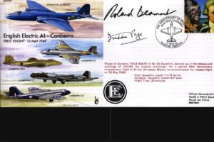 English Electric A1 Canberra Cover Signed Beamont And Page