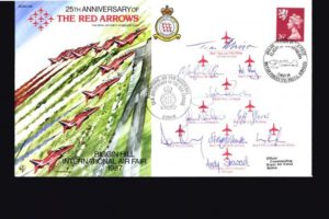 Red Arrows cover Sgd by all pilots and manager