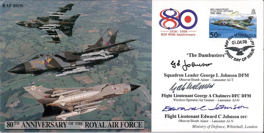 Dambusters Cover Signed 3 Dambusters