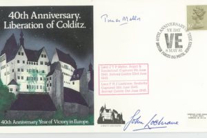 Colditz Cover Signed J Mellor And J Lochrane