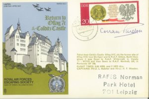 Colditz Cover Signed By Corran Purdon