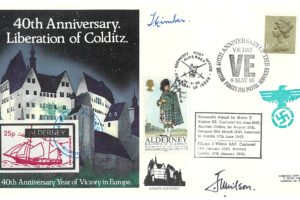 Colditz Cover Signed T Kimber And J Wilson