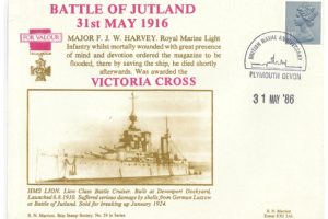 Battle Of Jutland Cover In 1916 HMS Lion F J W Harvey VC