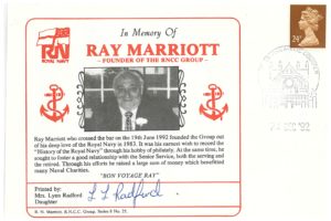 In Memory Of Ray Marriott Cover Signed Lynn Radford His Daughter