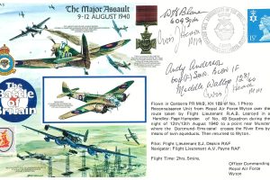 The Major Assault 9-12 August 1940 Signed By A Anderson a BoB Pilot W H Blake And Avis Hearn X2