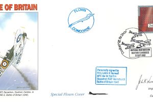 Battle of Britain Cover Signed by John K Norwell a BoB Pilot with 54 Squadron at RAF Hornchurch