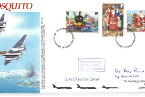 Mosquito FDC Signed By Bill Read 29 Squadron